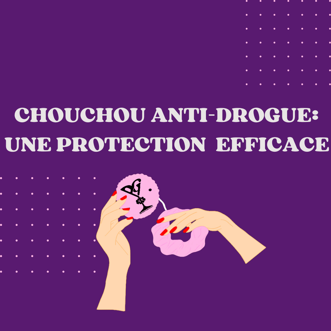 Anti-Spiking scrunchie: a simple and effective drink cover against spiking - Protect Your Glass