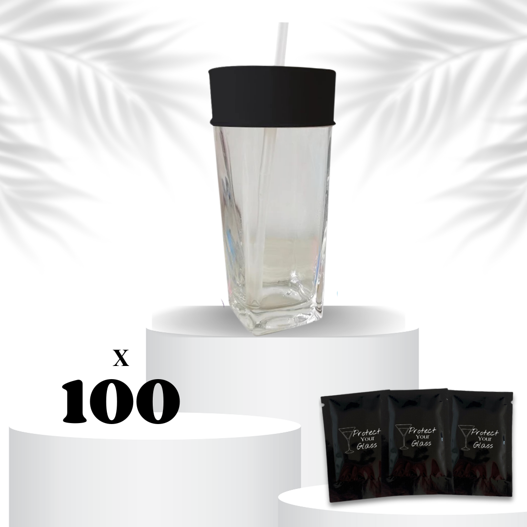 Pack de 100: Capotes de verre en latex