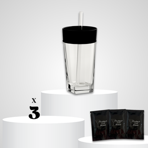 Capote de verre en latex pack de 3, protection anti-drogue réutilisable