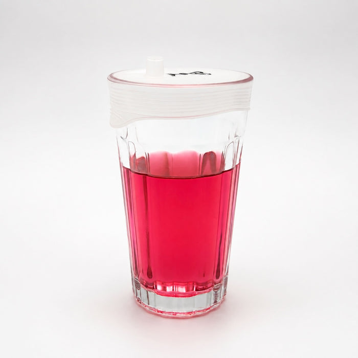 Capote de verre anti-drogue en silicone avec tétine